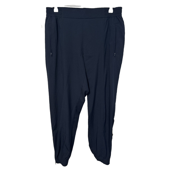 Women's L Navy Blue Pull On Lightweight Joggers Athleisure Active Workout Gym - Picture 1 of 10